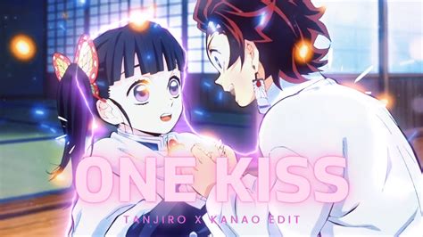 Tanjiro X Kanao One Kiss Amvedit Youtube