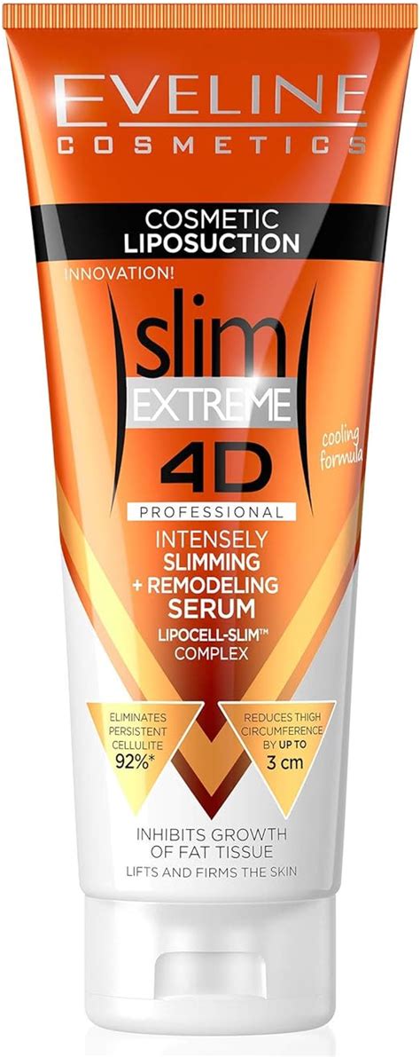 eveline cosmetics slim extreme 4d professional intensely slimming remodeling serum 250 ml