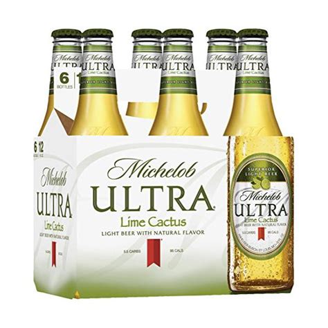 Michelob Ultra Infusions Lime And Prickly Pear Cactus Beer 6x 12oz