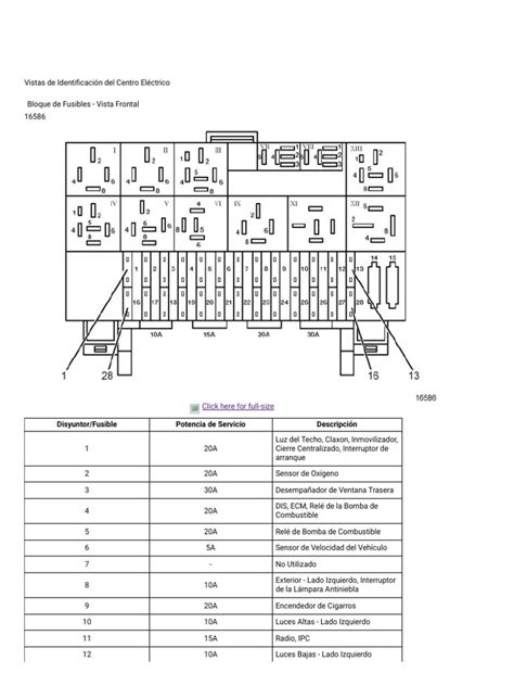 Caja De Fusibles Diagrama De Cajas Mecanico De Autos Manuales De
