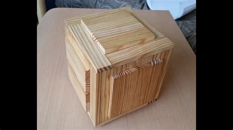 Wooden Puzzle Boxes With Two Secret Compartments Youtube