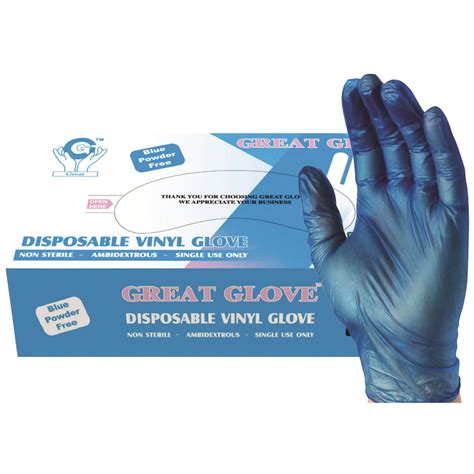 Poly gloves have a loose fit so users can quickly change gloves when prepping sandwiches, salads, or other food items, while vinyl gloves offer more durability and a closer fit than. Great Glove Industrial Grade Vinyl Food Service Disposable ...