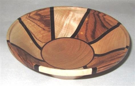 Turned Wood Segmented Bowl Bowlicity Segmented Design With