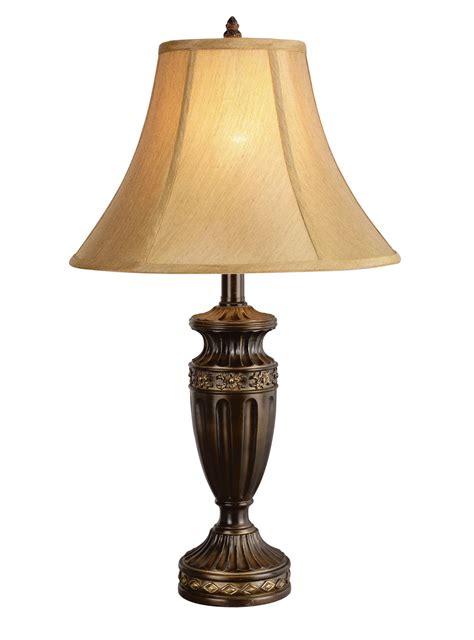 Hazelwood Home Lmp Urn Shaped H Table Lamp With Bell Shade