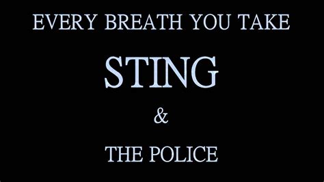 Every Breath You Take Sting Hd 1080p Youtube