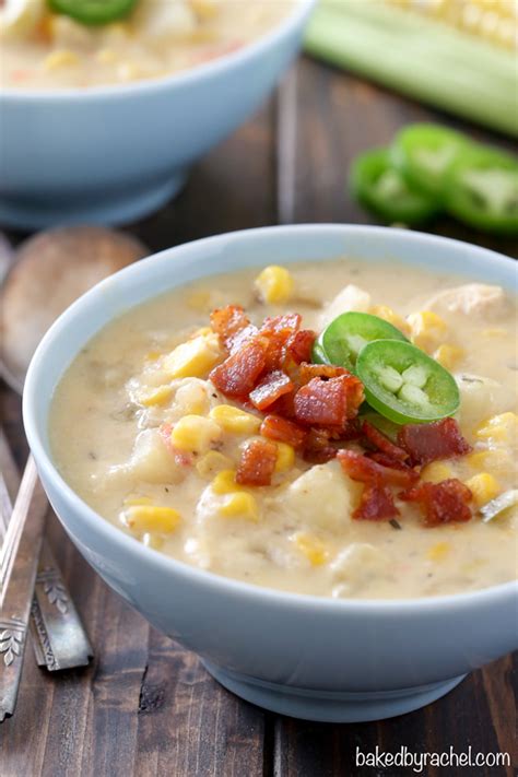 Slow Cooker Chicken And Corn Chowder Baked By Rachel