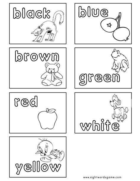 Color By Sight Words Worksheet Education Com Free Color By Code Sight