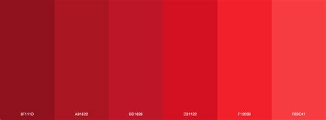 22 Attractive Red Monochromatic Color Palettes Blog