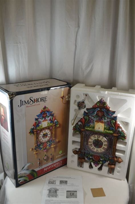 Jim Shore Masterpiece Cuckoo Clock Heartwood Creek 4012470 Old Time