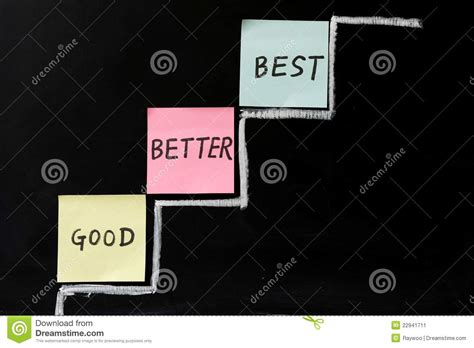 Good Better Or Best Stock Image Image 22941711