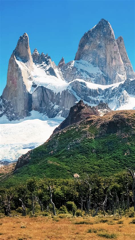 Landscape With Mt Fitz Roy Los Glaciares National Park El Chaltén