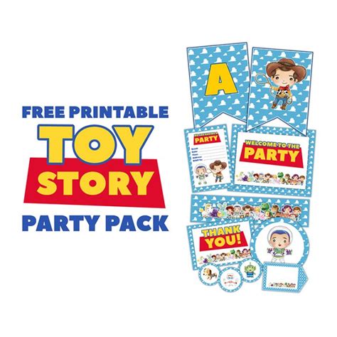 Free Printable Toy Story Party Pack The Cottage Market