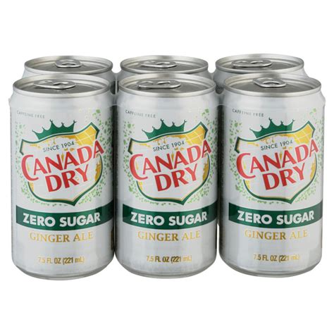 Save On Canada Dry Ginger Ale Diet Mini Cans 6 Pk Order Online
