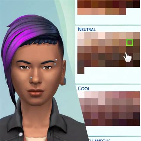 Sims 4 Skin Tones Update First Look At New Swatches And Sliders Etm