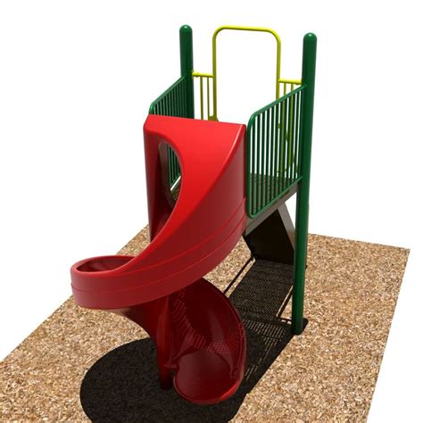 6 Foot Spiral Slide By Sportsplay Playground Outfitters