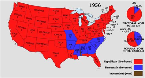 1956 United States Presidential Election Wikipedia