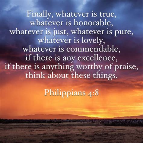 Philippians 48 Finally Brothers Whatever Is True Whatever Is