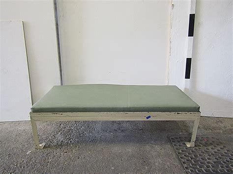 0770063 Prison Bed H 52 Cm X 183 X 75 X 2 Off Stockyard Prop And Backdrop Hire