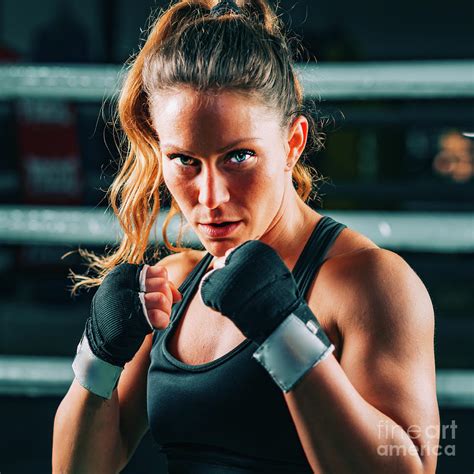 Female Boxer Photograph By Microgen Imagesscience Photo Library