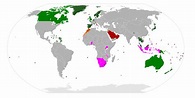 Map of the world showing current monarchies : r/MapPorn