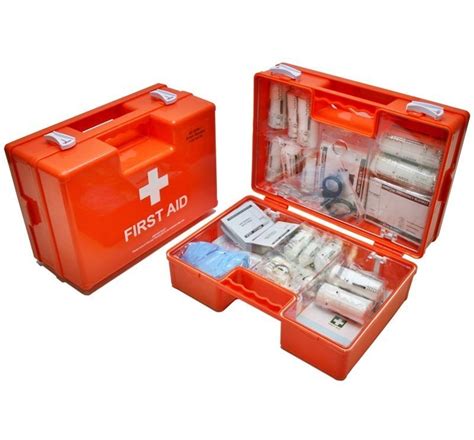 High Risk Orange First Aid Box British Standard Bs8599 1 25 Persons