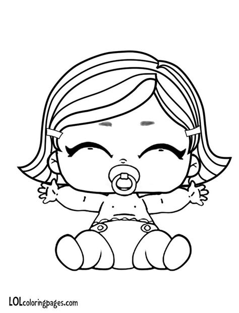 Lil As If Baby Eye Spy Lol Surprise Dolls Coloring Page Baby Coloring