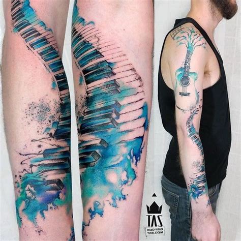 35 Awesome Music Tattoos For Creative Juice