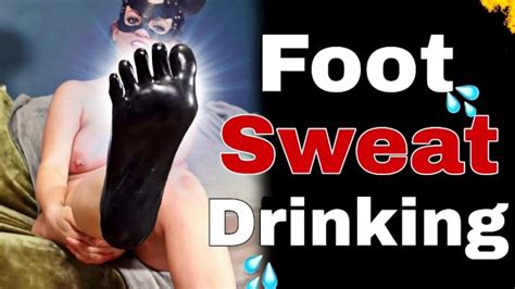 Femdom Latex Foot Sweat Drinking Licking Slave Flr Sexy Feet Sweaty