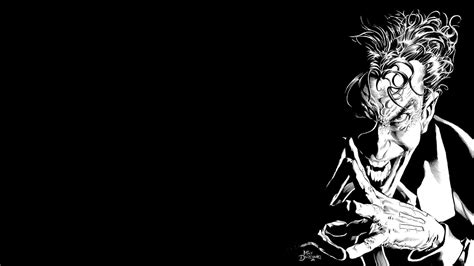 Joker Black And White Wallpapers Wallpaper Cave