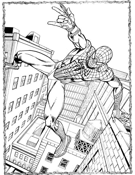 Ausmalbilder Spiderman Drucken Spiderman Zum Ausmalen