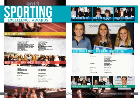 Yearbook Page Sports Awards Yearbook Pages Yearbook Yearbook Design