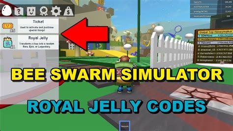 Bee swarm simulator codes are a great way to enhance the gameplay of this exciting game without doing much. BEE SWARM SIMULATOR (ROYAL JELLY CODES) - YouTube