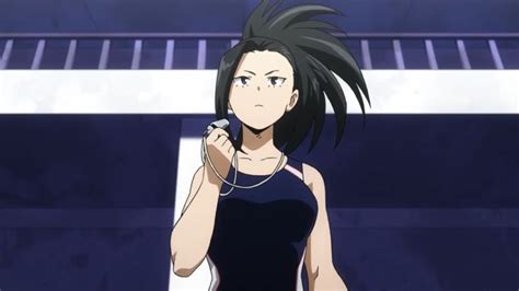 Yaoyorozu Momo Boku No Hero Academia Menina Anime Personagens De