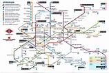 Plano esquemático de Metro de Madrid (diciembre de 2000) – Traspapelados