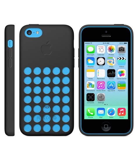 Apple Original Back Case For Apple Iphone 5c Black Plain Back Covers Online At Low Prices