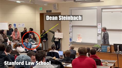 new video shows stanford protesters heckling trump judge as dei dean appears to smirk fox news