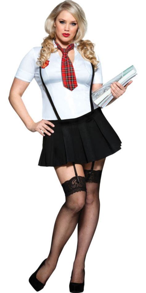 Sexy Plus Size School Girl Costume Ibikinicyou