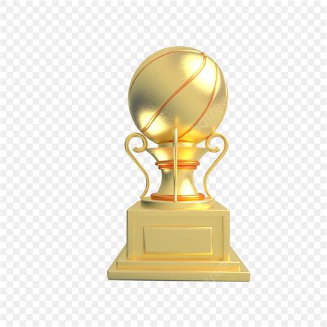 Three Dimensional Png Image Three Dimensional Golden Basketball Trophy