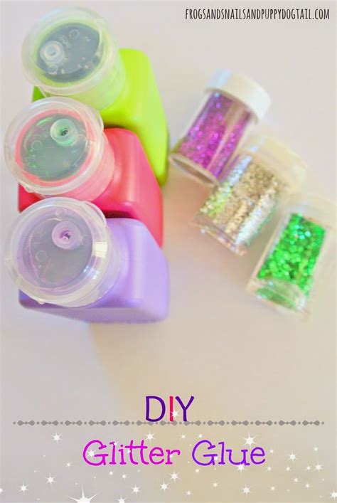 Diy Colored Glitter Glue By Fspdt