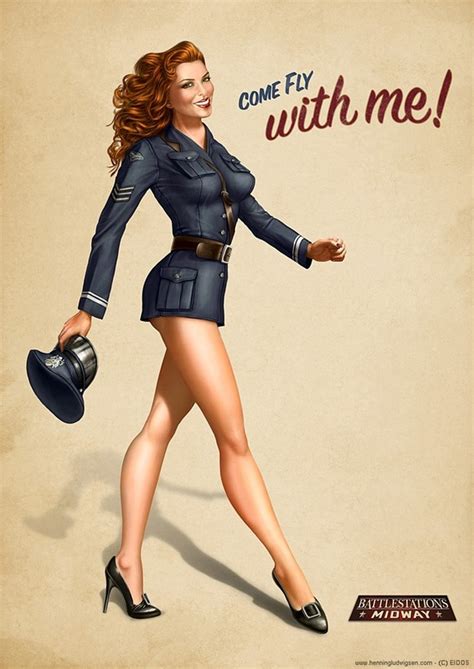 Vintage Pin Up Girls Pin Up