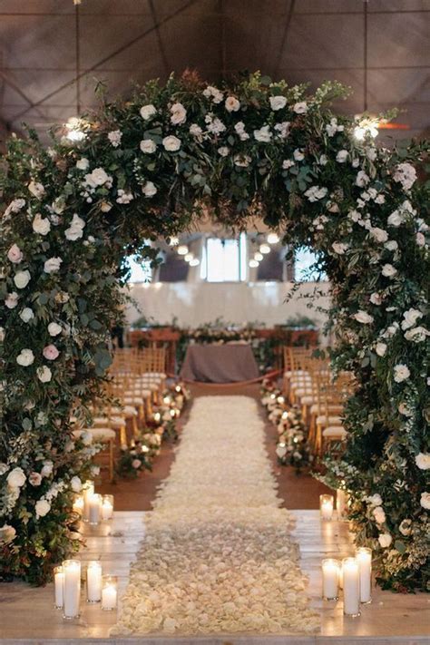 30 Indoor Wedding Ceremony Arches And Aisle Ideas Page 2 Hi Miss Puff