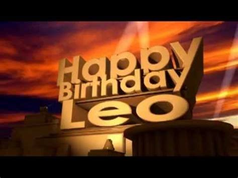 Join us in the art studio the entire month of august for recreate leo ! Happy Birthday Leo - YouTube