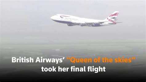 Queen Of The Skies Takes Her Final Flight Youtube