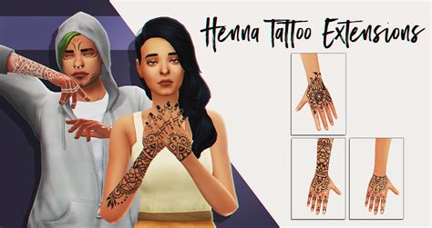 I Really Liked The Henna Tattoos That Came With The Last Patch But