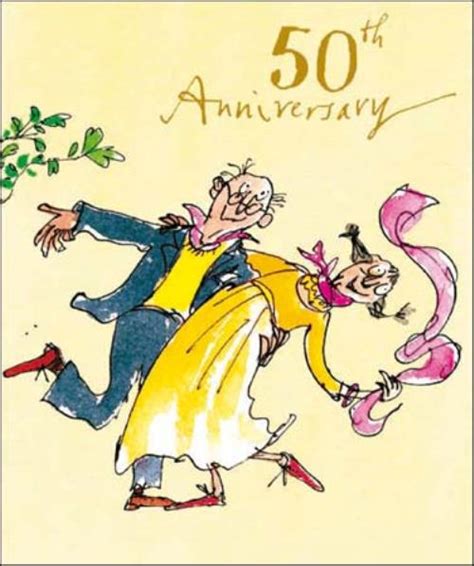 Quentin Blake 50th Anniversary Greeting Card Cards Love Kates