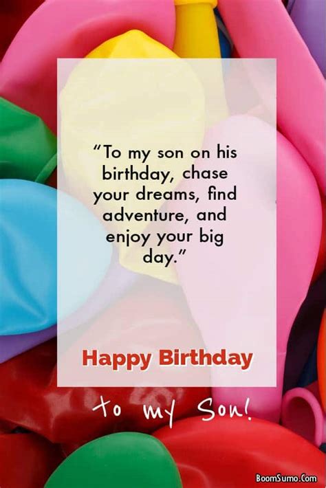 Birthday Wishes For Your Son Happy Birthday Son Quotes Boom Sumo Images