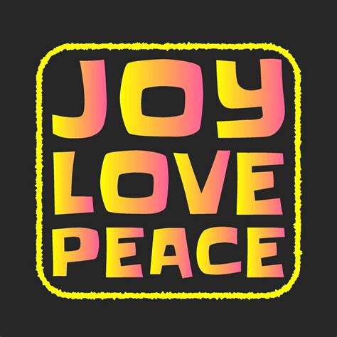 Joy Love Peace Typography T Shirt Design 5216687 Vector Art At Vecteezy