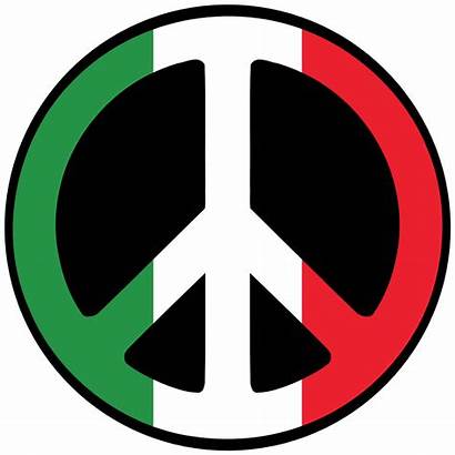 Peace Symbol Flag Italy Transparent Nigeria Rasta