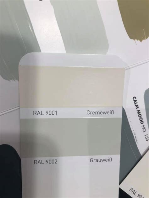 Colour Ral Cream White And Black Shades Ral Colour Chart Uk