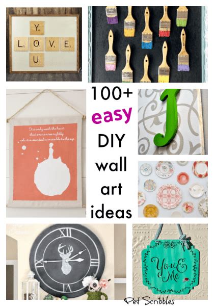 100 Easy Diy Wall Art Projects You Will Love Garden Sanity By Pet